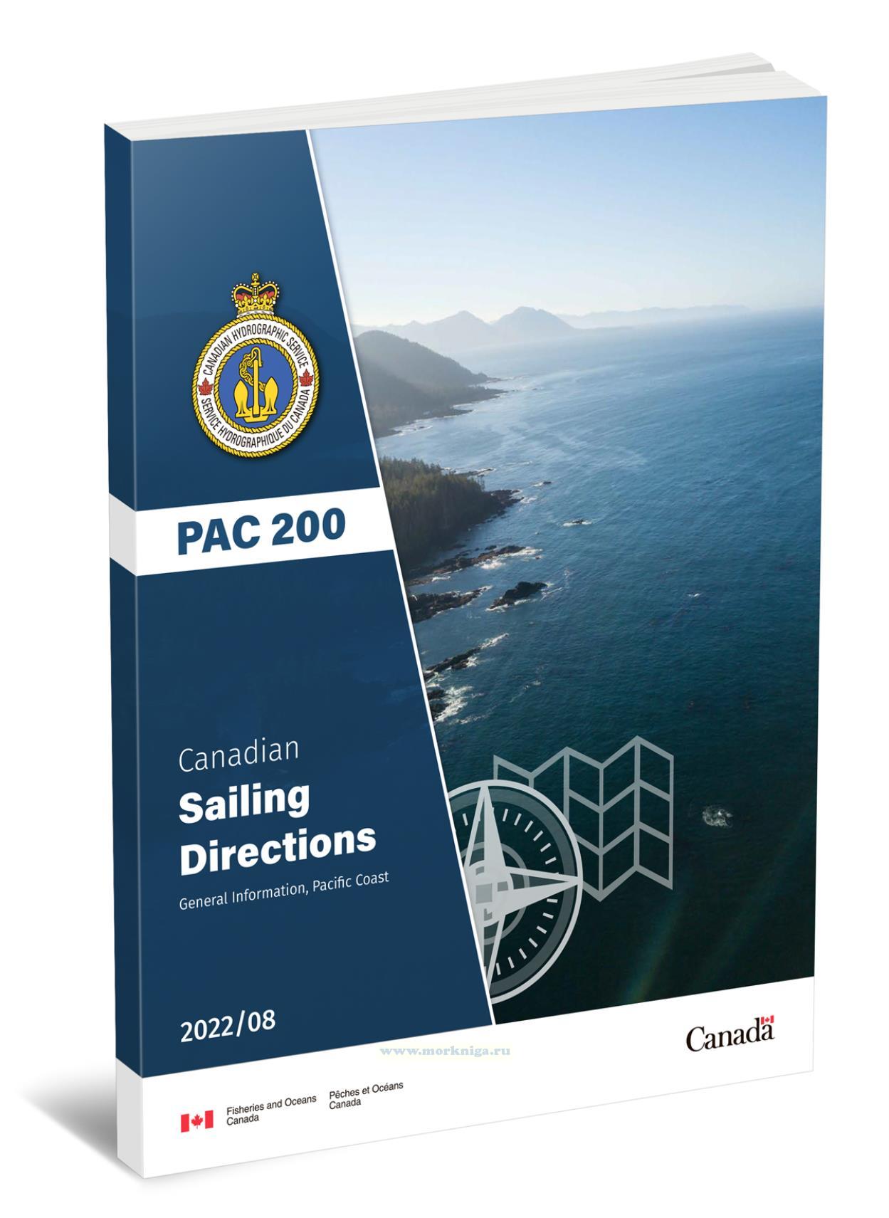 PAC 200 Canadian Sailing Directions. General Information, Pacific Coast/Канадские лоции. Общая информация, побережье Тихого океана