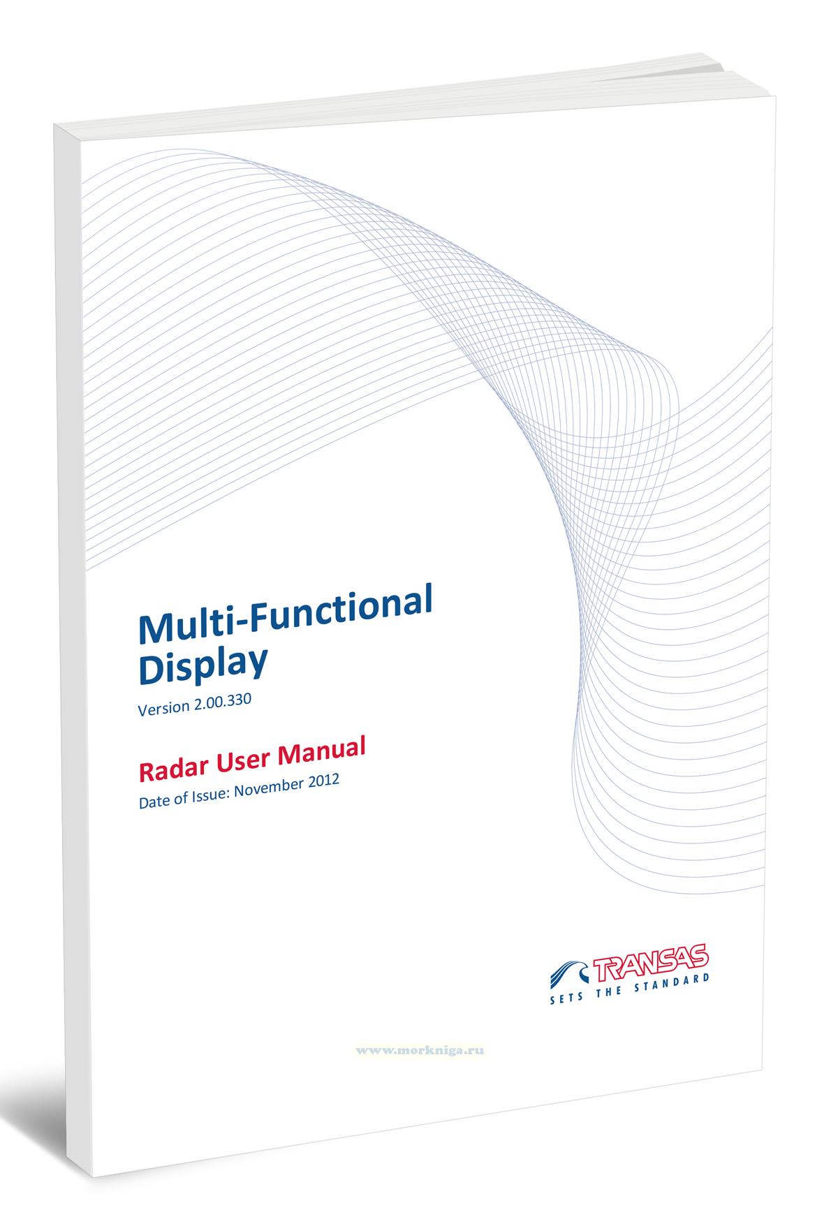 Multi-functional display version 2.00.330 radar user manual/Руководство пользователя радара с многофункциональным дисплеем версии 2.00.330