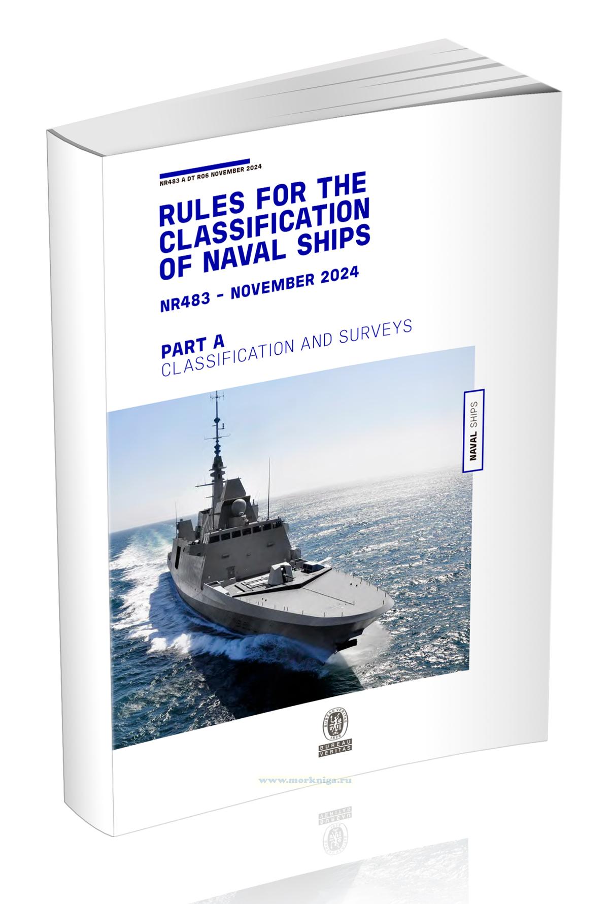 NR483 Rules for the Classification of Naval Ships/Международные правила классификации военно-морских судов (в электронном виде)