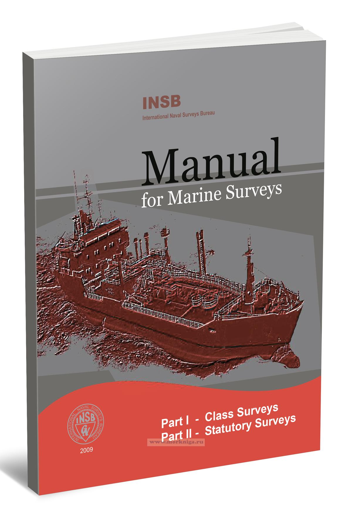 Manual for Marine Surveys (Part I - Classification surveys)/Руководство по проведению морских осмотров (Часть I - Классификационные осмотры)