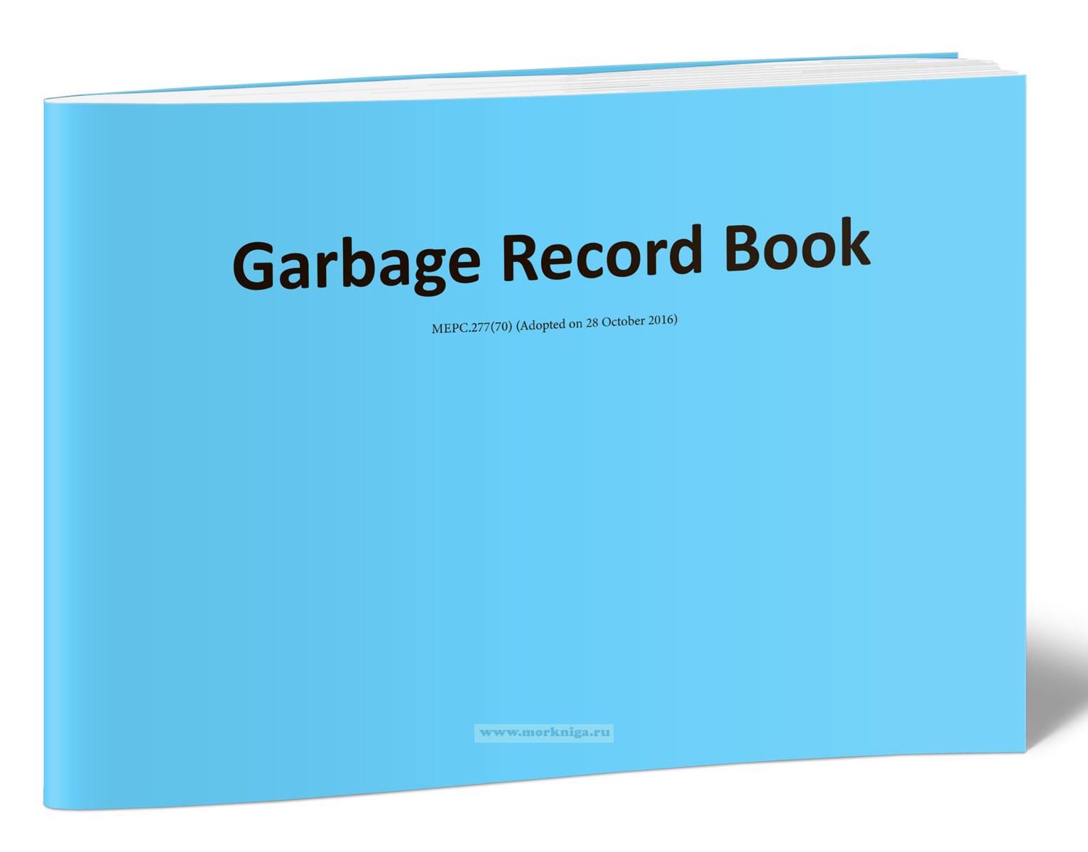 Garbage Record Book