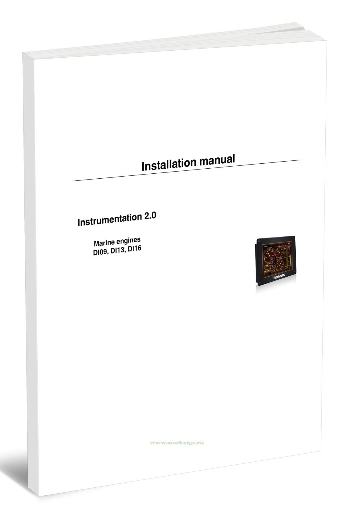 Installation manual. Marine engines DI09, DI13, DI16/Инструкция по монтажу. Судовые двигатели DI09, DI13, DI16