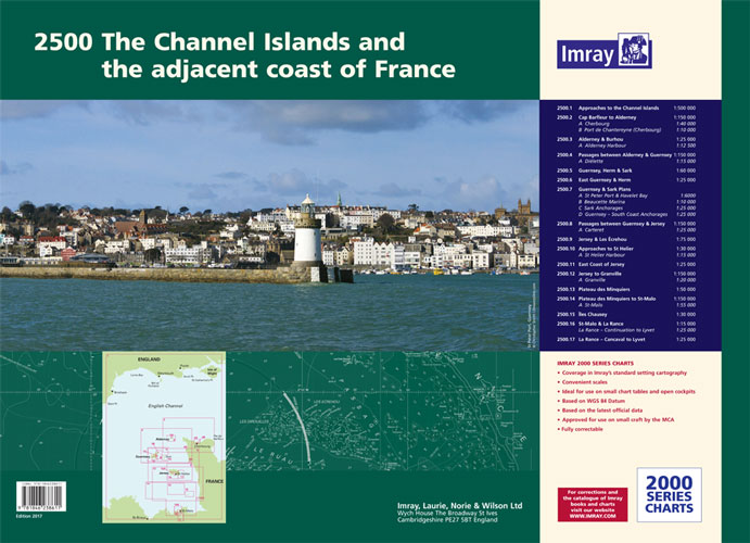 2500 The Channel Islands and adjacent coast of France