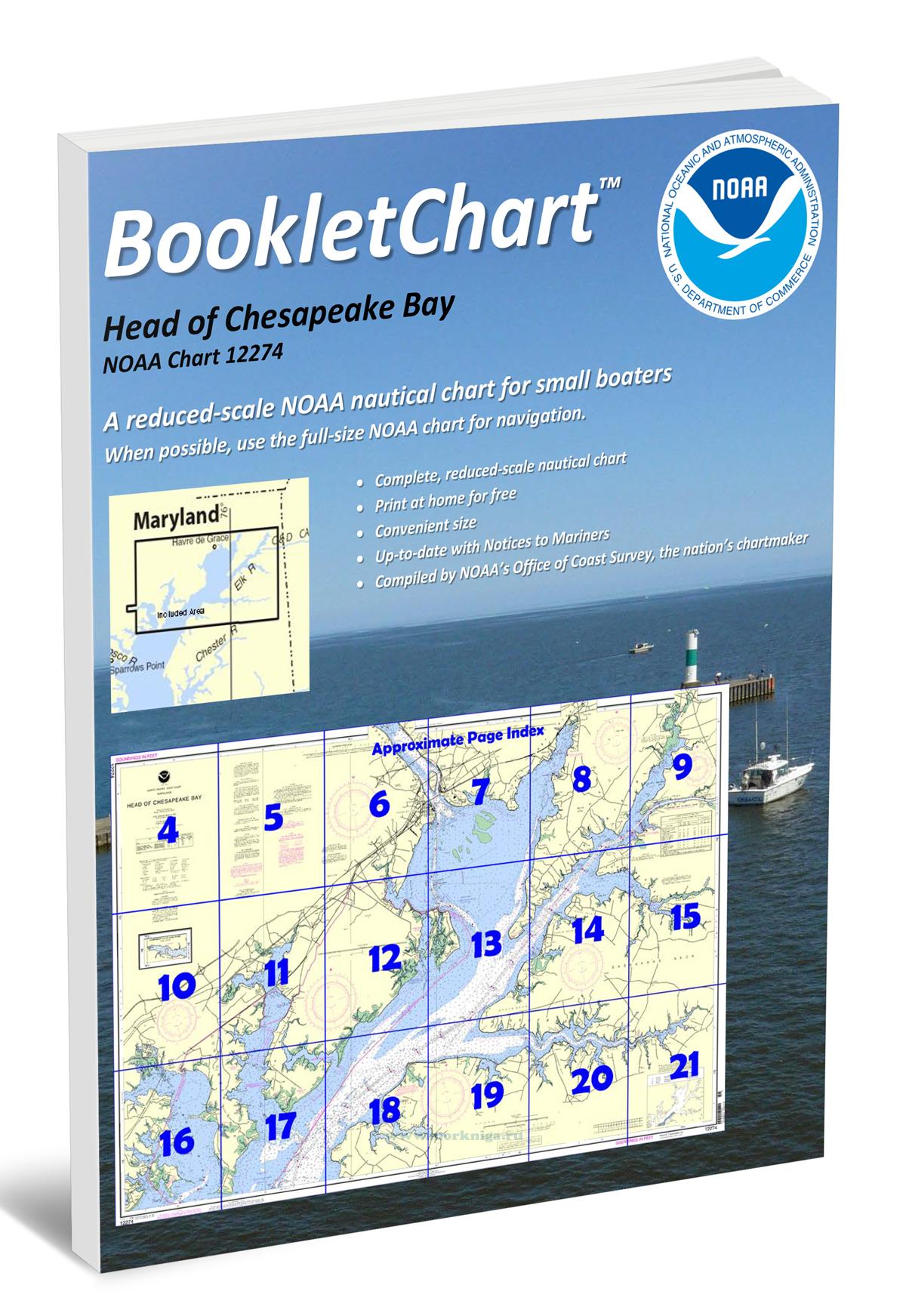 NOAA Chart 12274 Head of Chesapeake Bay