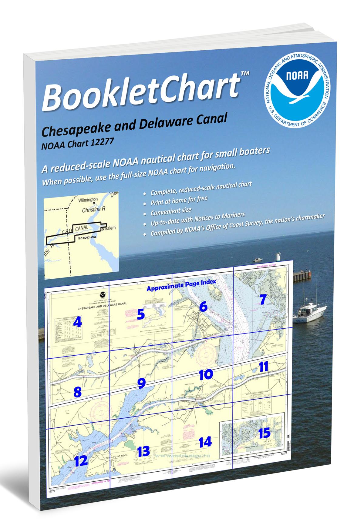 NOAA Chart 12277 Chesapeake and Delaware Canal