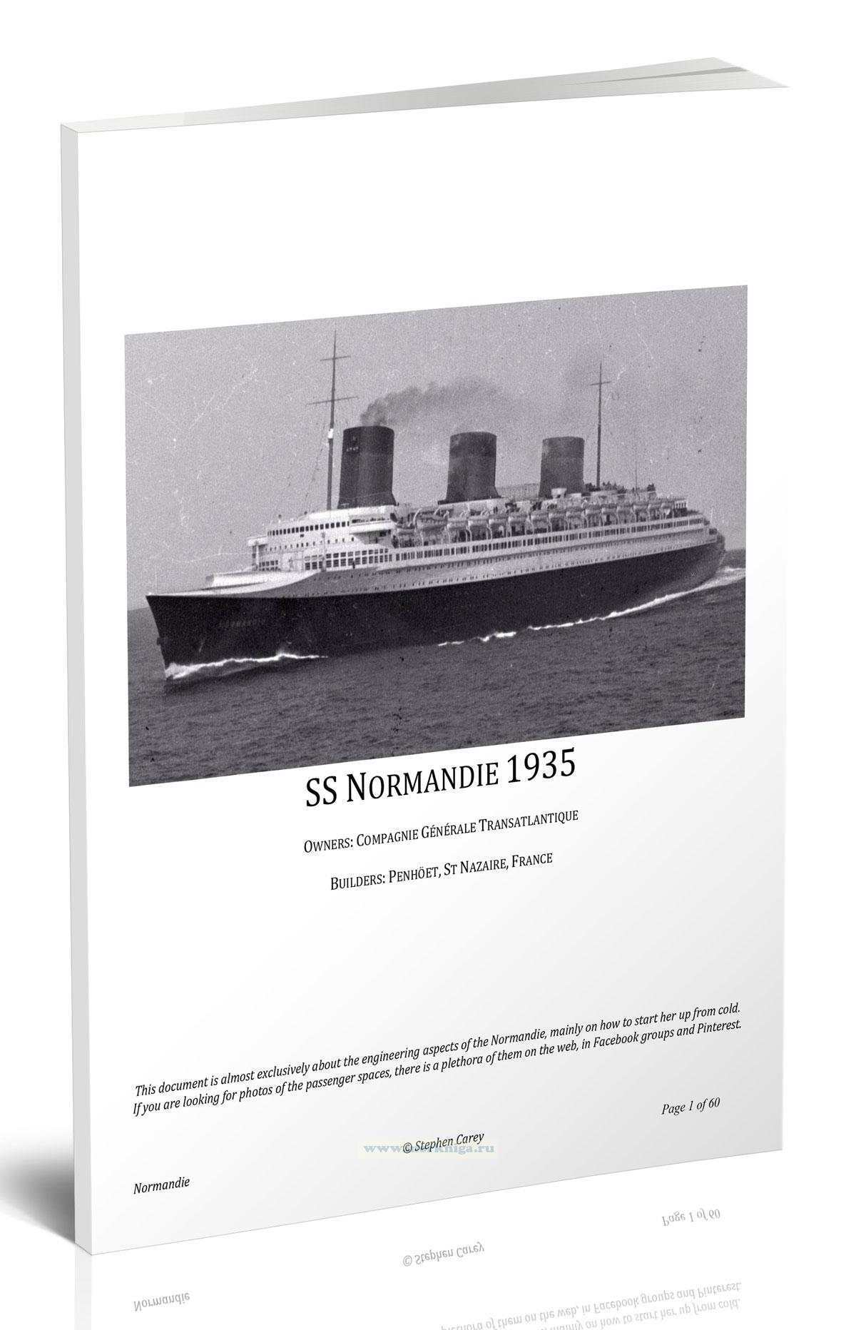 SS Normandie 1935/Лайнер 