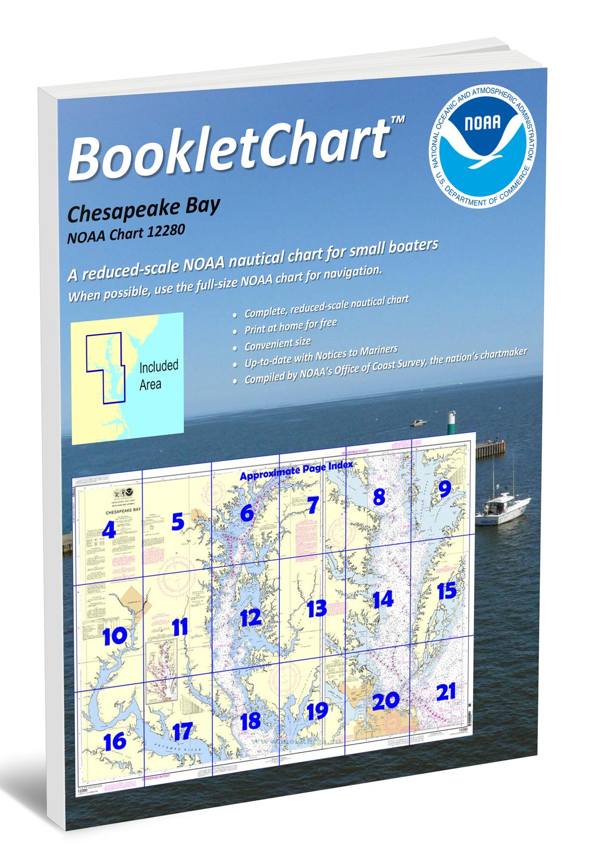 NOAA Chart 12280 Chesapeake Bay