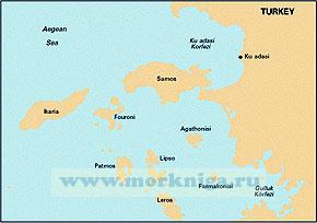 G32 Eastern Sporades, Dodecanese and the Coast of Turkey Восточные Спорадические, Додеканические острова Греции и побережье Турции (1:200 000)