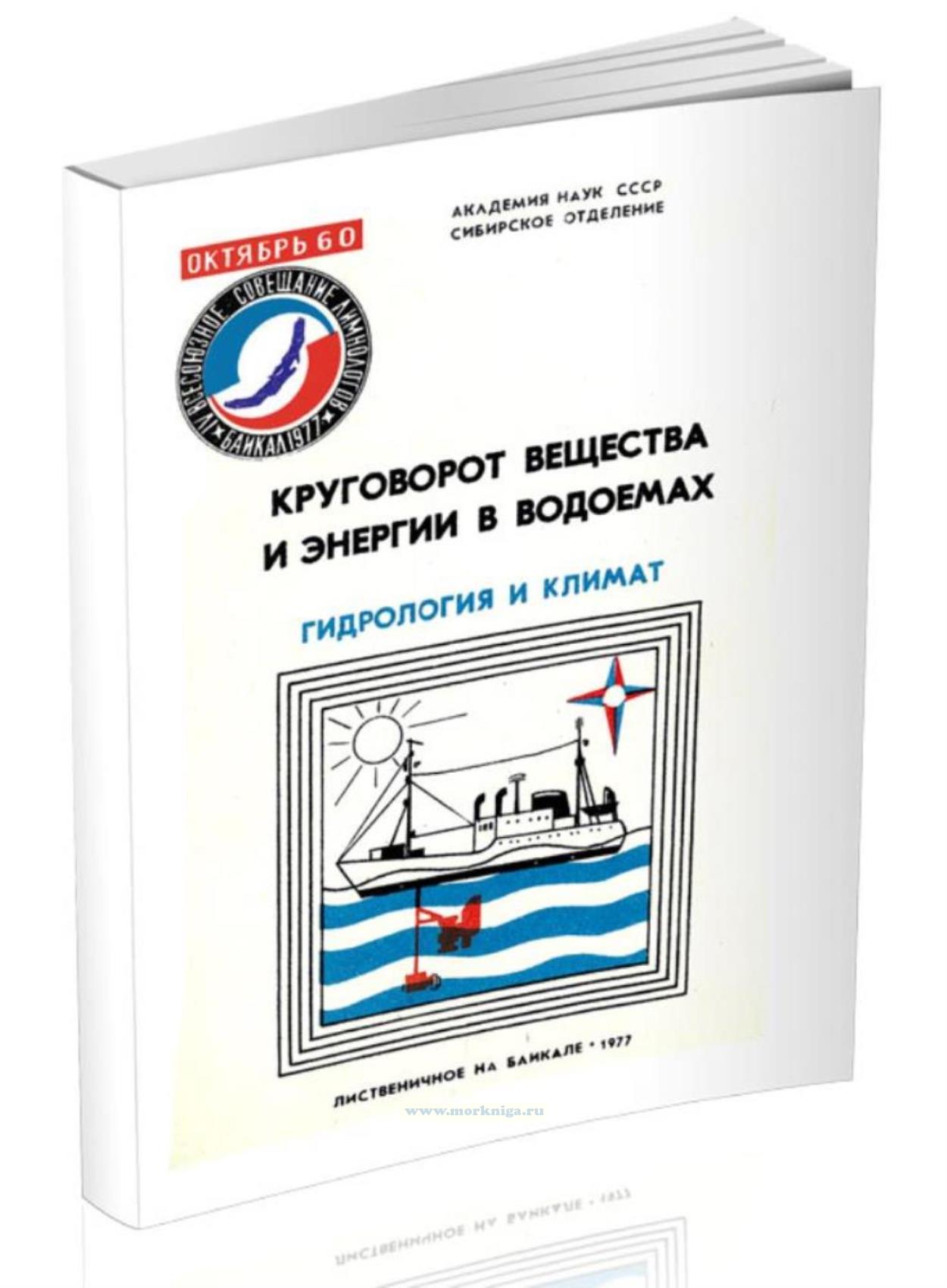Круговорот вещества и энергии в водоемах. Гидрология и климат