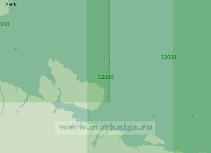 12000 От островов Вардёйа до мыса Териберский (Масштаб 1:200 000)