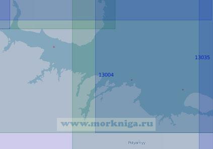 13004 От маяка Цыпнаволокский до острова Кильдин с Мотовским заливом (Масштаб 1:100 000)
