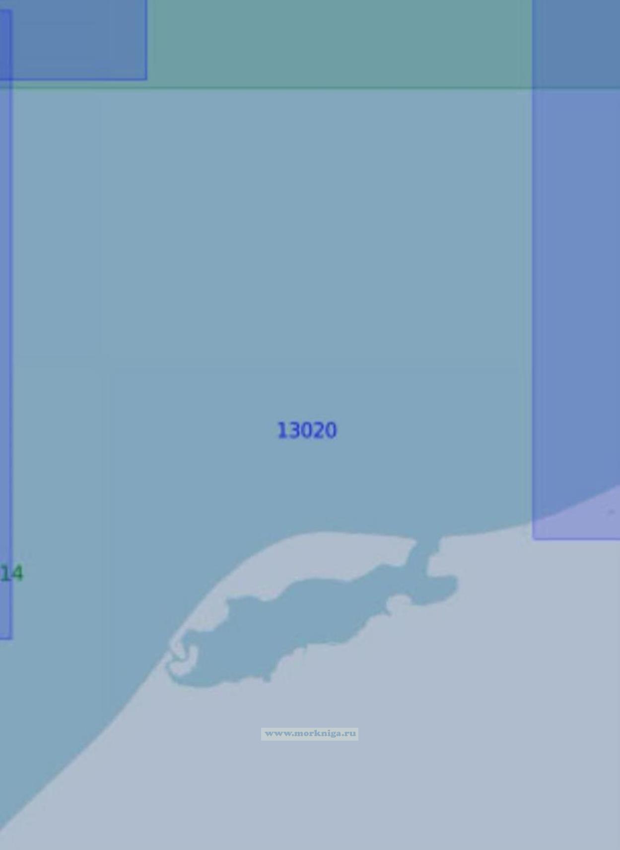 13020 От реки Чёрная до реки Уманкаяха (Обманная) (Масштаб 1:100 000)