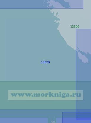 13029 От мыса Большой Лямчин Нос до островов Михайлова с островом Матвеев (Масштаб 1:100 000)