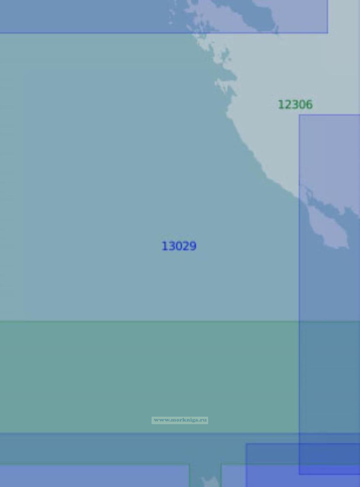 13029 От мыса Большой Лямчин Нос до островов Михайлова с островом Матвеев (Масштаб 1:100 000)