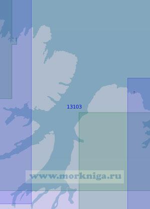 13103 Залив Тана-Фьорд с подходами (Масштаб 1:100 000)