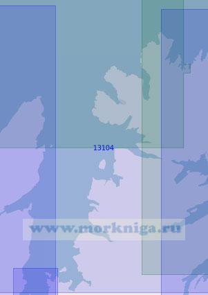 13104 Залив Лаксе-фьорд (Масштаб 1:100 000)