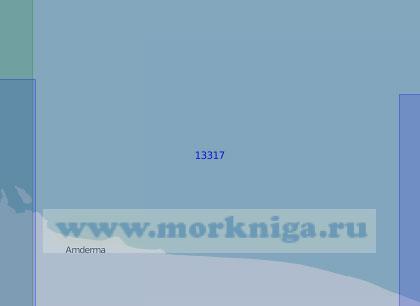 13317 От острова Местный до светящего знака Шпиндлера (Масштаб 1:100 000)