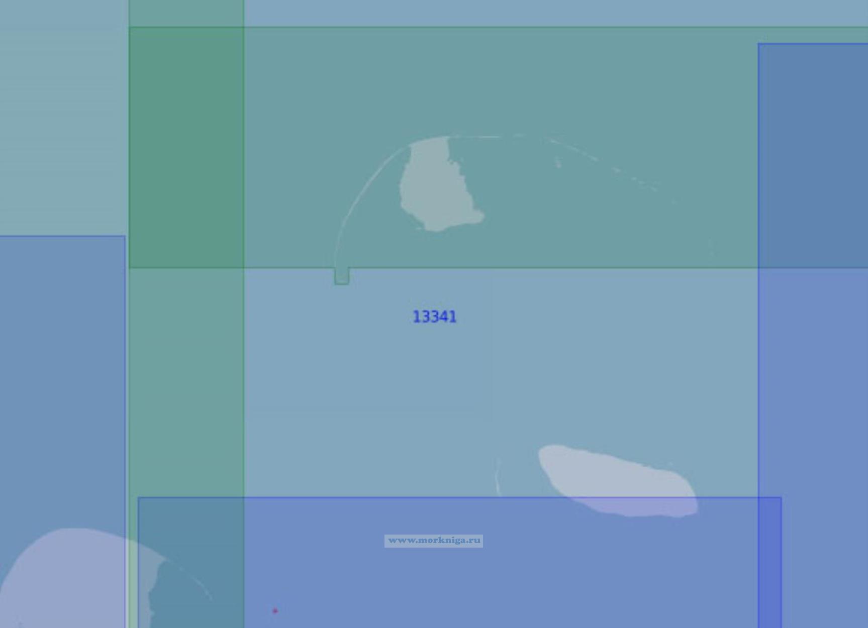 13341 Острова Шокальского, Вилькицкого и Неупокоева (Масштаб 1:100 000)