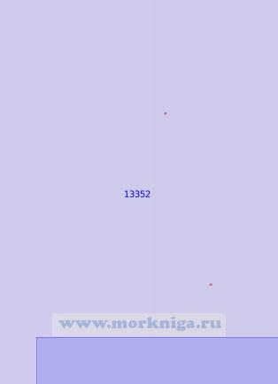 13352 Река Енисей. От мыса Дорофеевский до селения Байкаловск (Масштаб 1: 100 000)