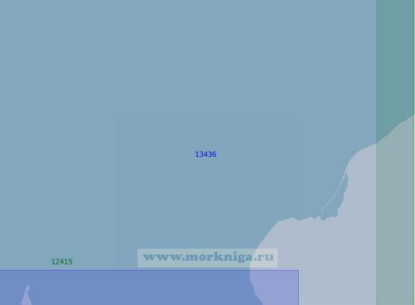 13435 Остров Бельковский и пролив Заря (Масштаб 1:100 000)