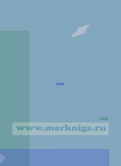 13442 От острова Новая Сибирь до острова Вилькицкого (Масштаб 1:100 000)