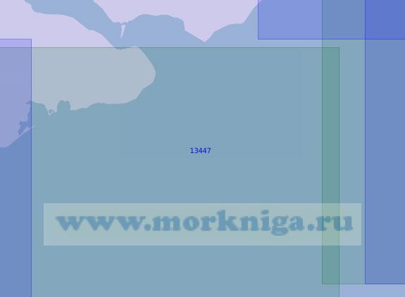13447 Подходы к заливу Геденштрома (Масштаб 1:100 000)