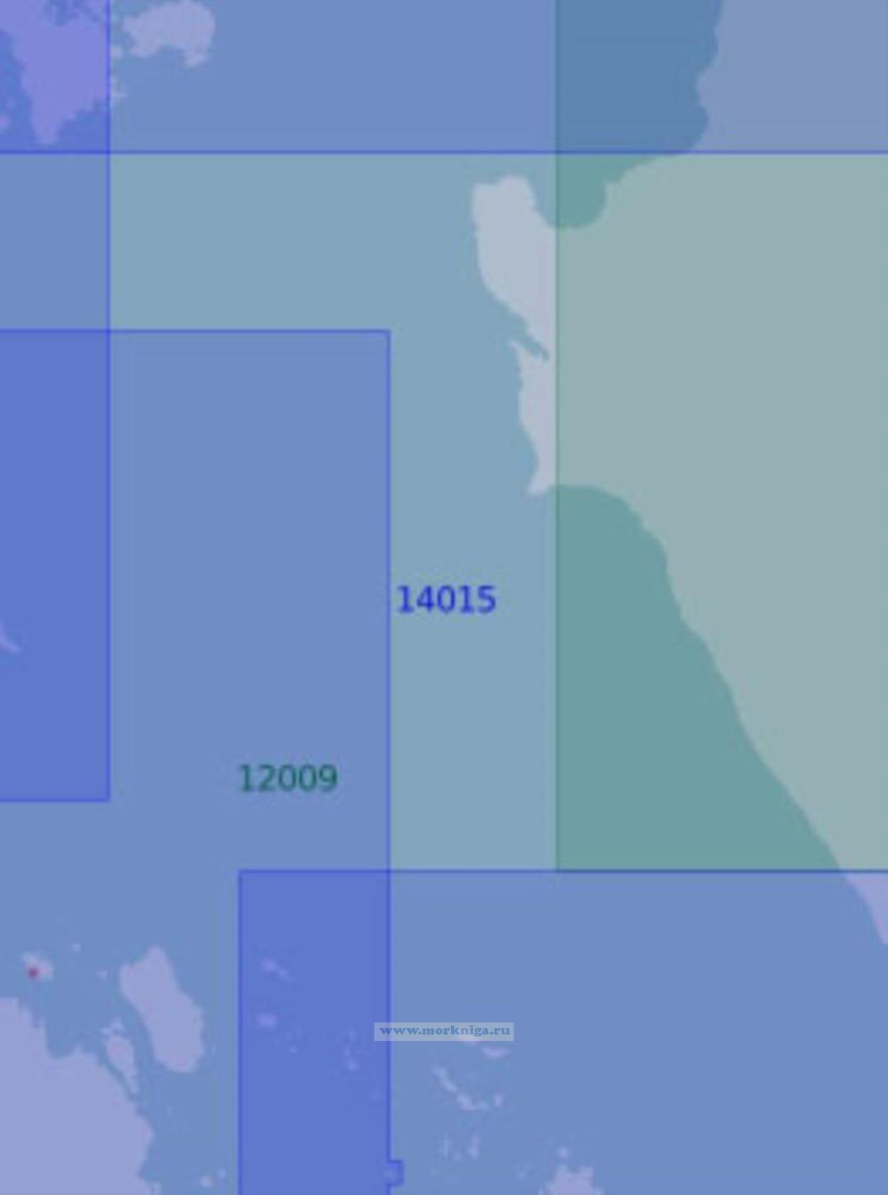 14015 От мыса Пяртнаволок до мыса Лиственный (Масштаб 1:100 000)