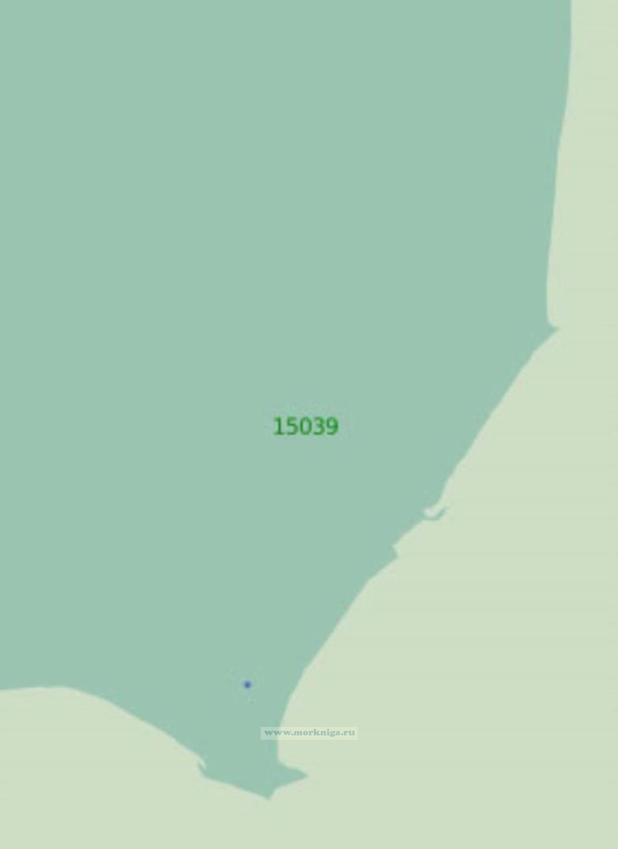 15039 Подходы к устью реки Пёша (Масштаб 1:25 000)