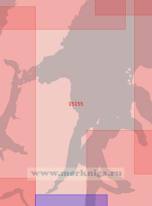 15155 Южная часть залива Анн-фьорд с проливом Рисёйсуннет (Масштаб 1:50 000)