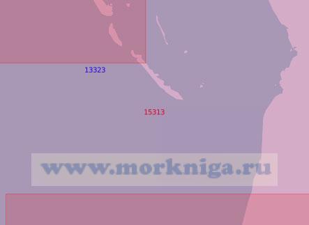15313 Пролив Мутный Шар с подходами (Масштаб 1:50 000)