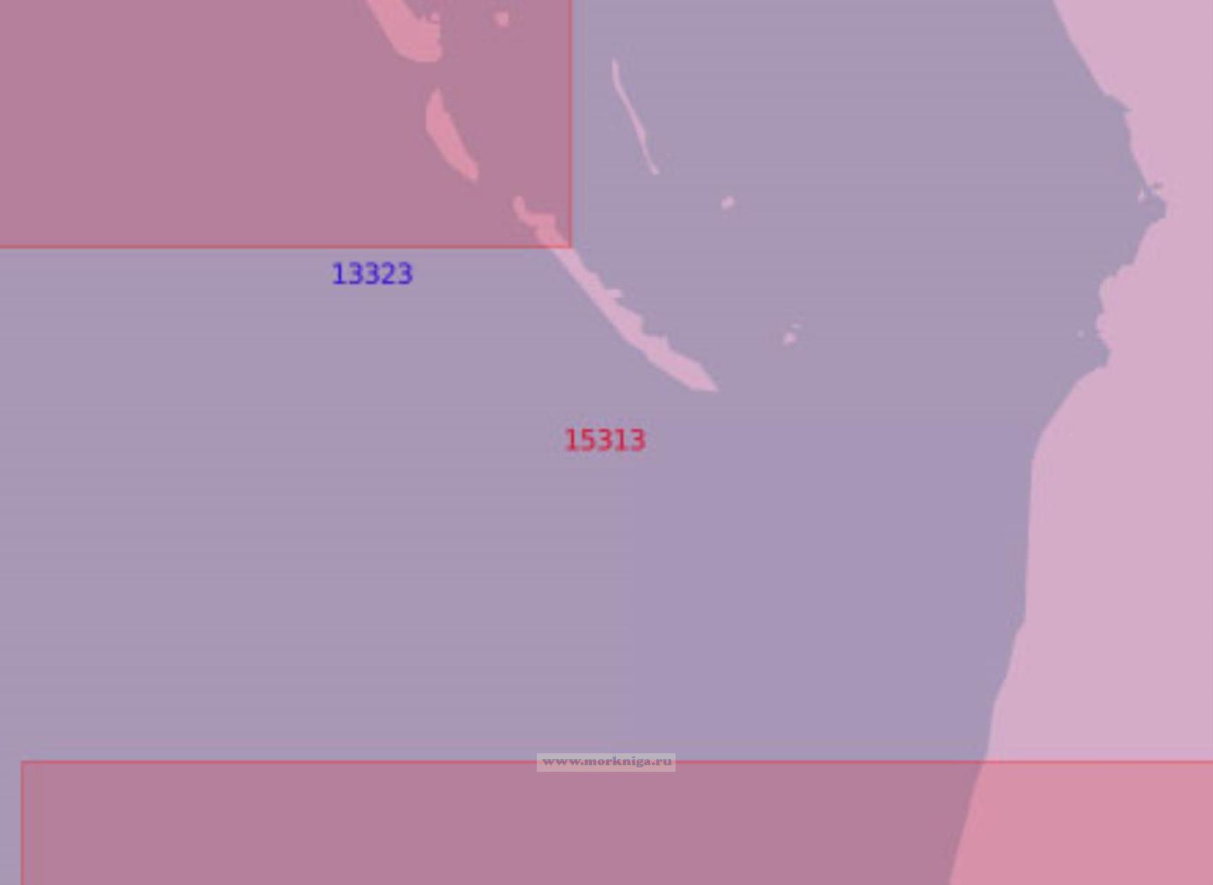 15313 Пролив Мутный Шар с подходами (Масштаб 1:50 000)