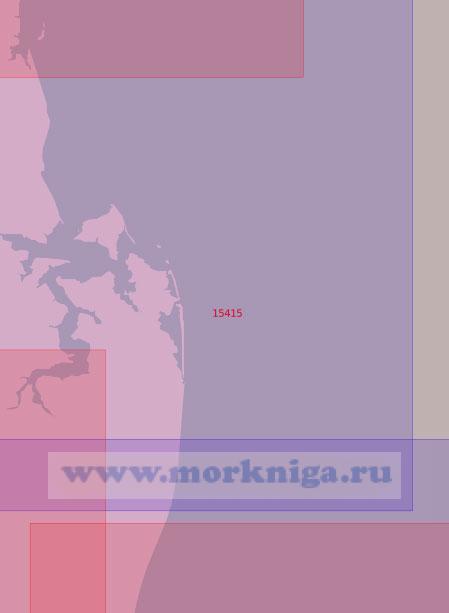 15415 От острова Кистьевой до бухты Восточная (Масштаб 1:50 000)