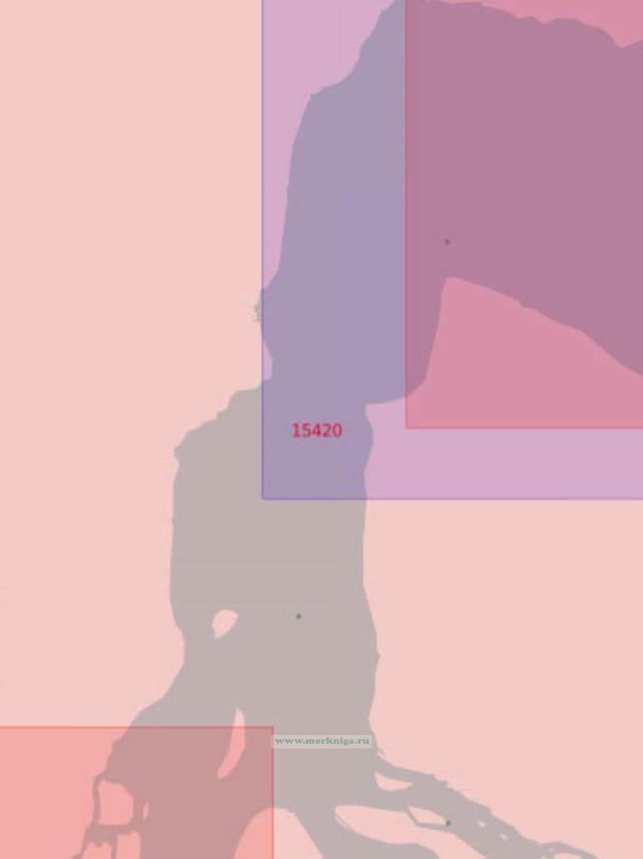 15420 От мыса Большая Корга до реки Попигай (Масштаб 1:50 000)