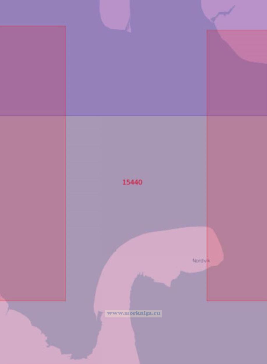 15440 От острова Малый Бегичев до бухты Отмелая (Масштаб 1:50 000)