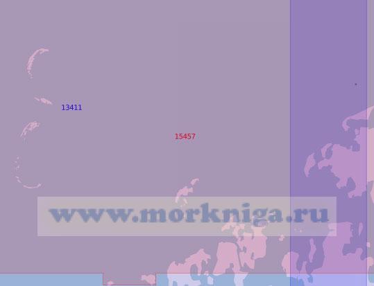 15457 От островов Аэросъемки и Самолёта до островов Дунай (Масштаб 1:50 000)