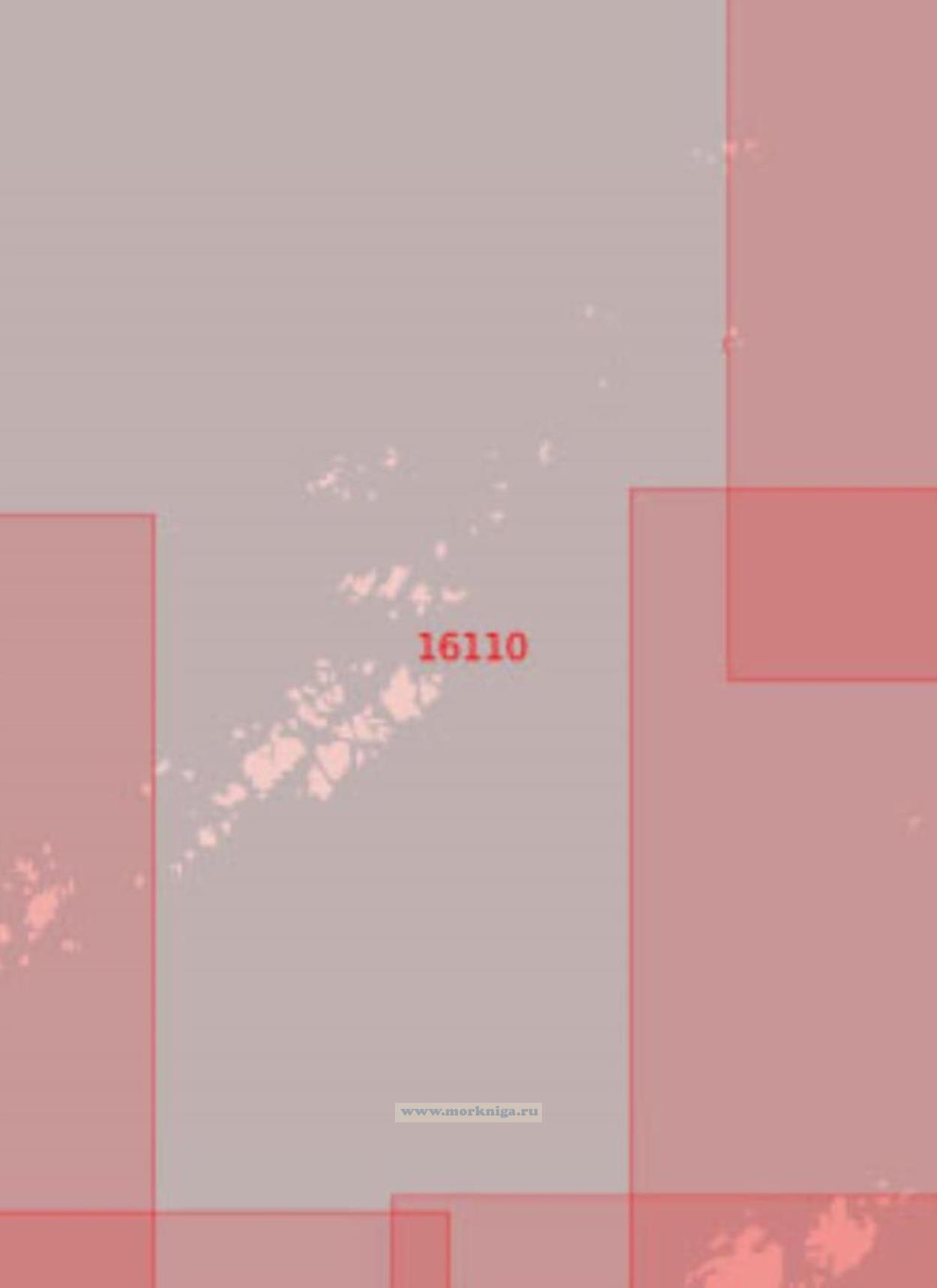 16110 Северо-восточная часть островов Фруан с проливом Фрухавет (Масштаб 1:50 000)