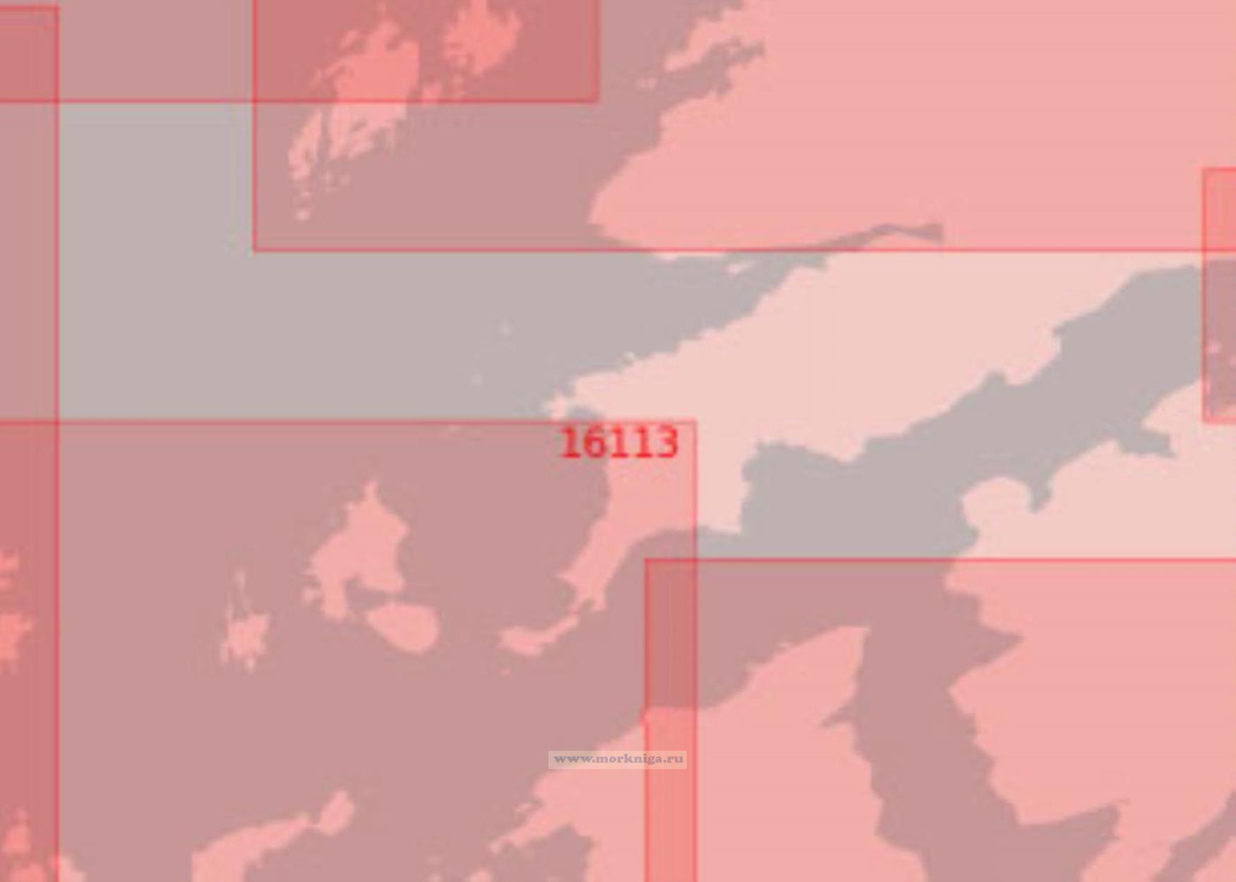 16113 От острова Хусёй до острова Сёре-Лекса с фьордом Стьёрна-фьорд (Масштаб 1:50 000)