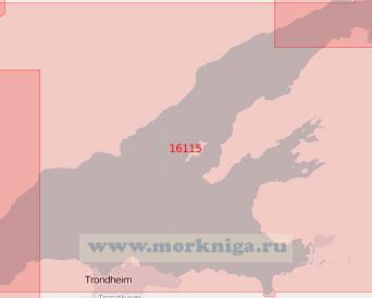 16115 Центральная часть залива Троннхеймс-фьорд (Масштаб 1:50 000)