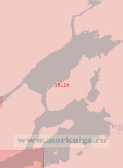 16116 Северо-восточная часть залива Троннхеймс-фьорд и Бейтстад-фьорд (Масштаб 1:50 000)