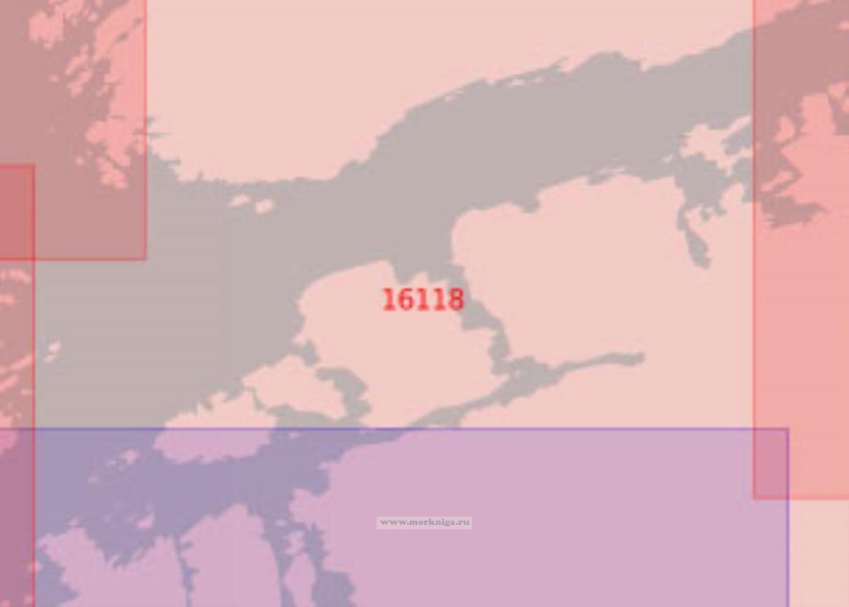 16118 От острова Эдёй до маяка Тернинген (Масштаб 1:50 000)