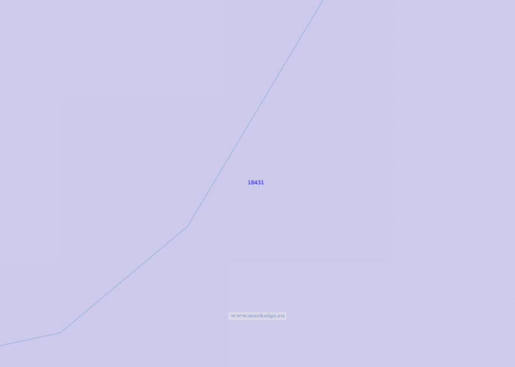 18431 От мыса Диринг до порта Хатанга (Масштаб 1:10 000)