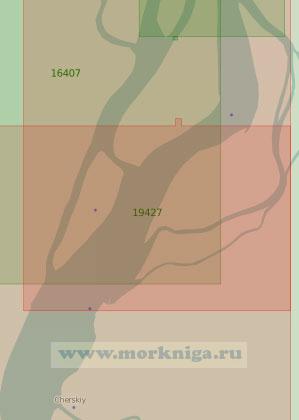 19427 От мыса Филипповская Стрелка до поселка Черский (Масштаб 1:25 000)