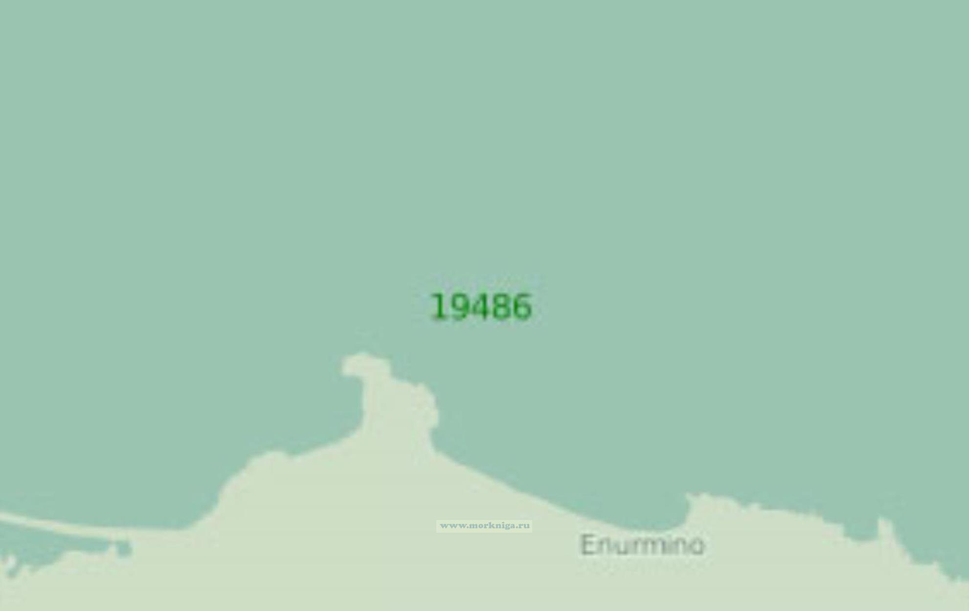 19486 Подходы к полярной станции Мыс Нэттэн (Масштаб 1:25 000)