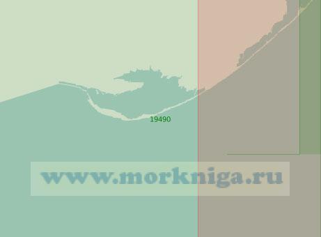 19490 От залива Южный до лагуны Попова (Масштаб 1:25 000)