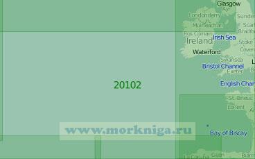 20102 Район к западу от Британских островов (Масштаб 1:2 000 000)