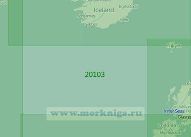 20103 Район к югу от Исландии (Масштаб 1:2 000 000)