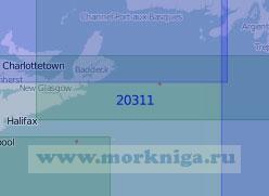 20311 От острова Ньюфаундленд до порта Галифакс (Масштаб 1:1 000 000)