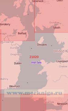 21020 Ирландское море с проливами Святого Георга и Северный (Масштаб 1:500 000)