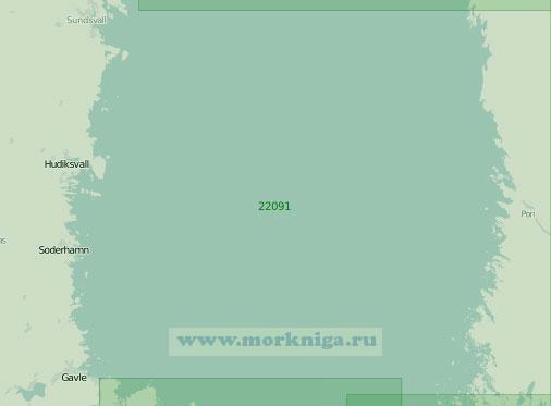 22091 От порта Сундсвалль до порта Уусикаупунки (Нюстад) (Масштаб 1:300 000)