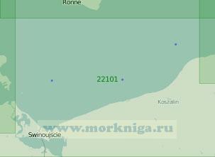 22101 От порта Устка до острова Рюген (Масштаб 1:200 000)